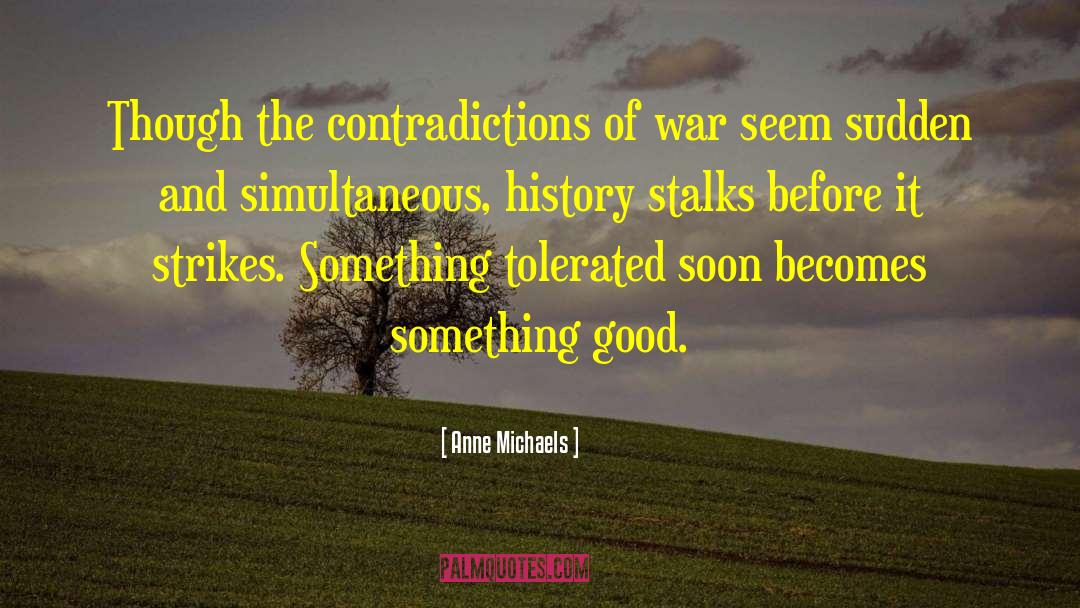 Civil War History quotes by Anne Michaels