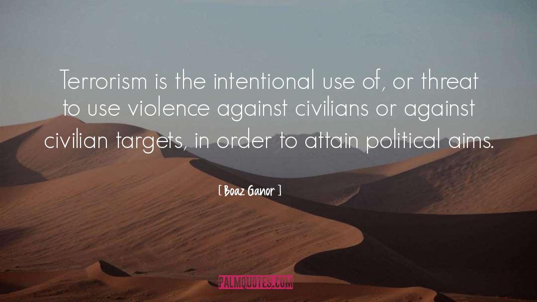 Civilian Deaths quotes by Boaz Ganor