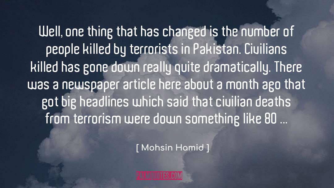 Civilian Deaths quotes by Mohsin Hamid
