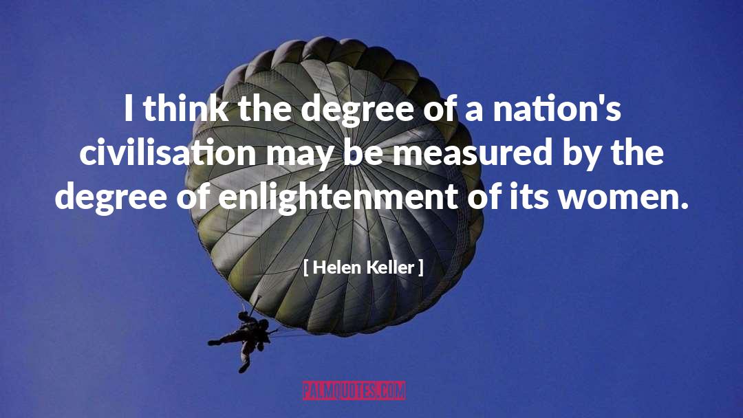 Civilisation quotes by Helen Keller