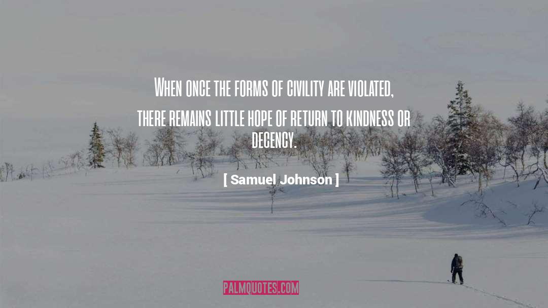 Civility quotes by Samuel Johnson
