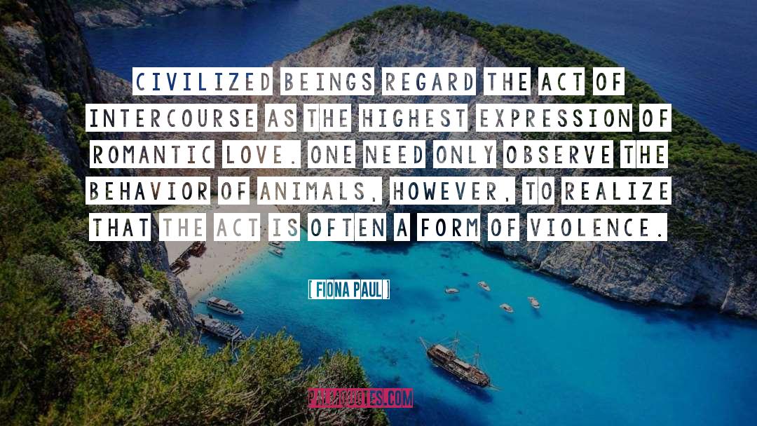 Civilized quotes by Fiona Paul