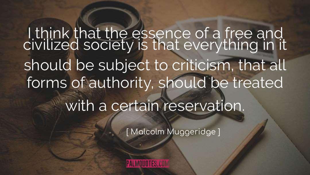 Civilized Society quotes by Malcolm Muggeridge