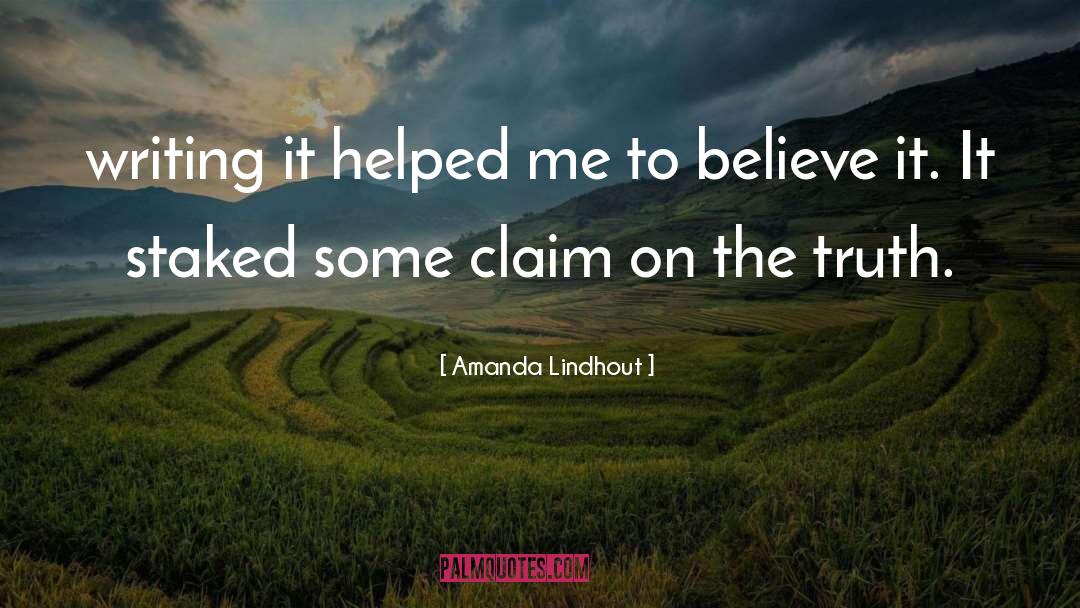 Claim On quotes by Amanda Lindhout