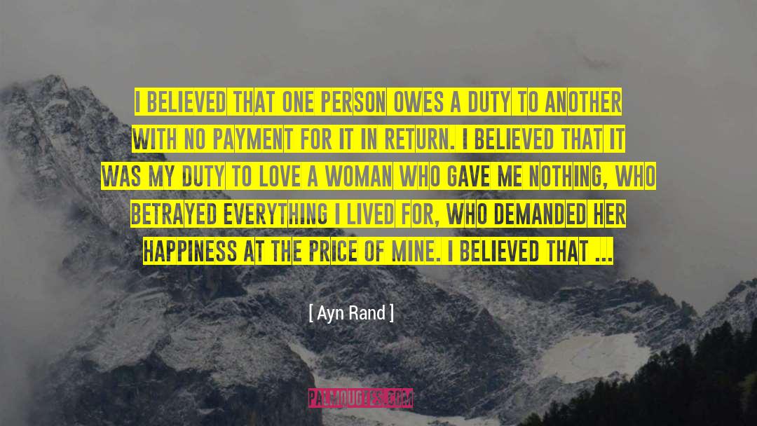 Claim On quotes by Ayn Rand