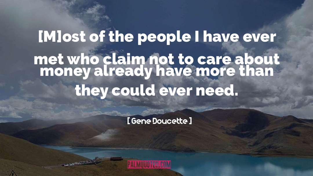 Claim The Recovery quotes by Gene Doucette