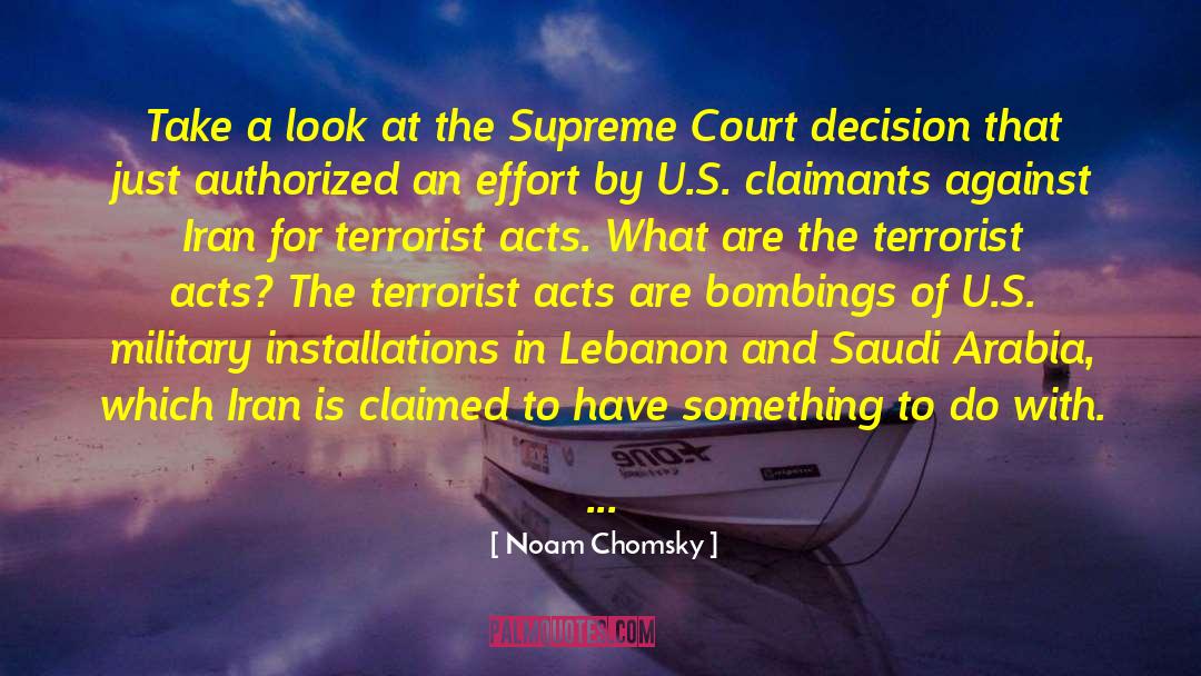 Claimants quotes by Noam Chomsky