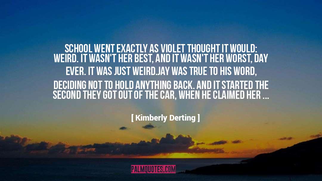 Claimed quotes by Kimberly Derting