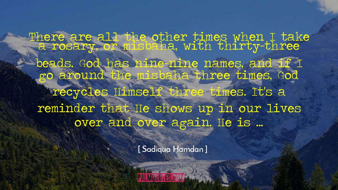 Claiming quotes by Sadiqua Hamdan