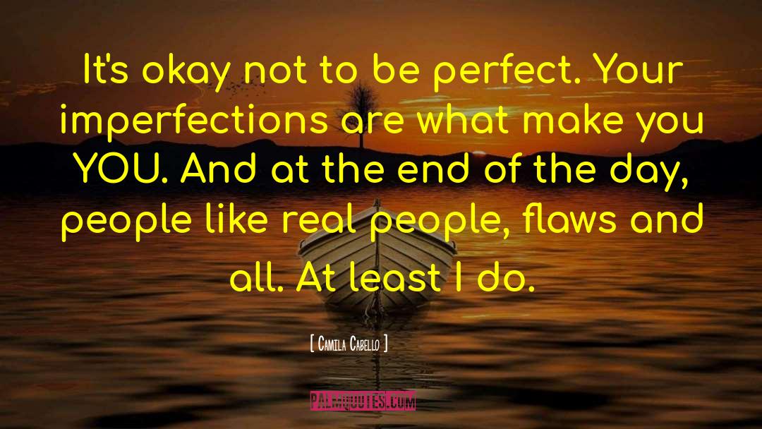 Claiming To Be Perfect People quotes by Camila Cabello