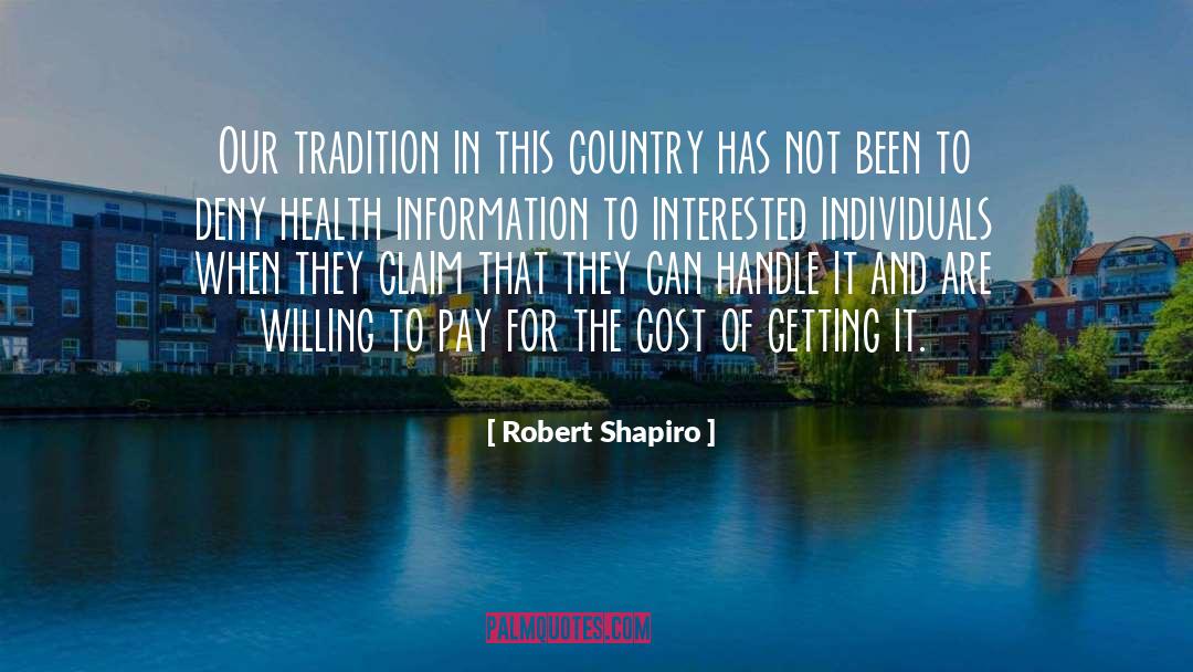 Claims quotes by Robert Shapiro
