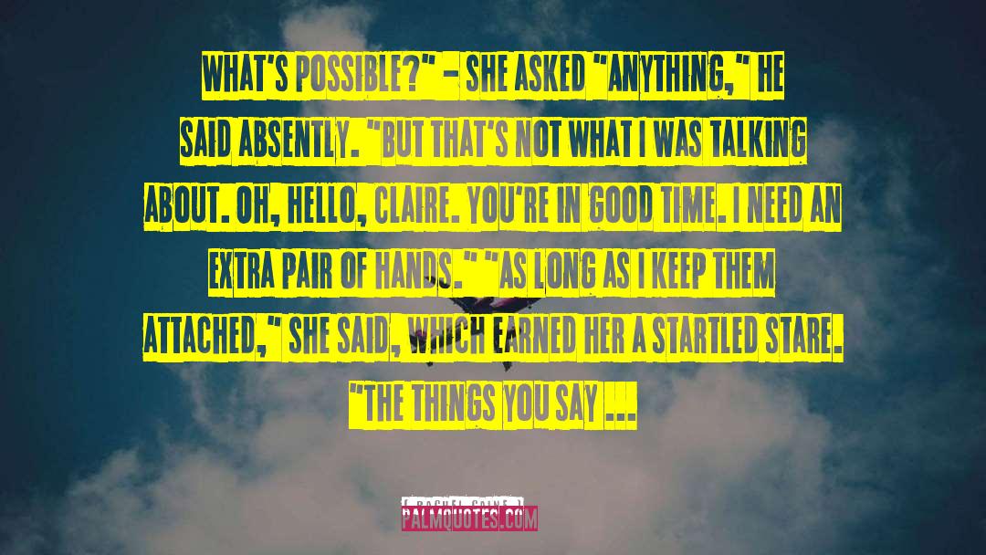 Claire Abshire quotes by Rachel Caine