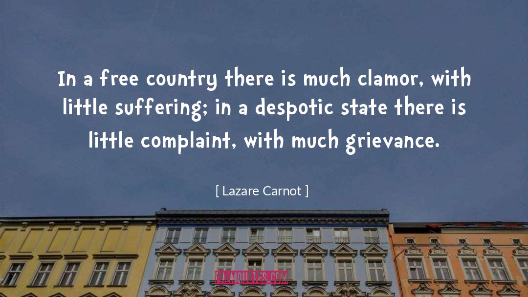 Clamor quotes by Lazare Carnot