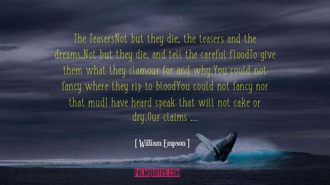 Clamour quotes by William Empson