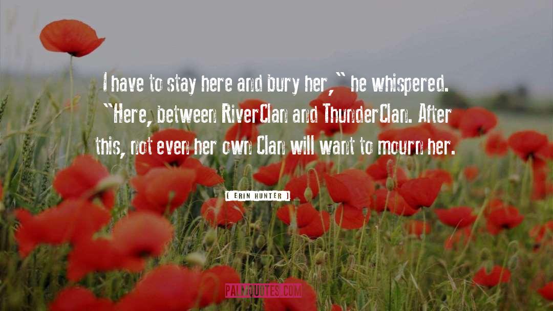 Clan quotes by Erin Hunter