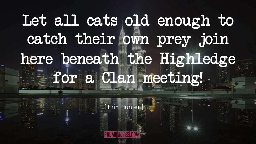 Clan quotes by Erin Hunter