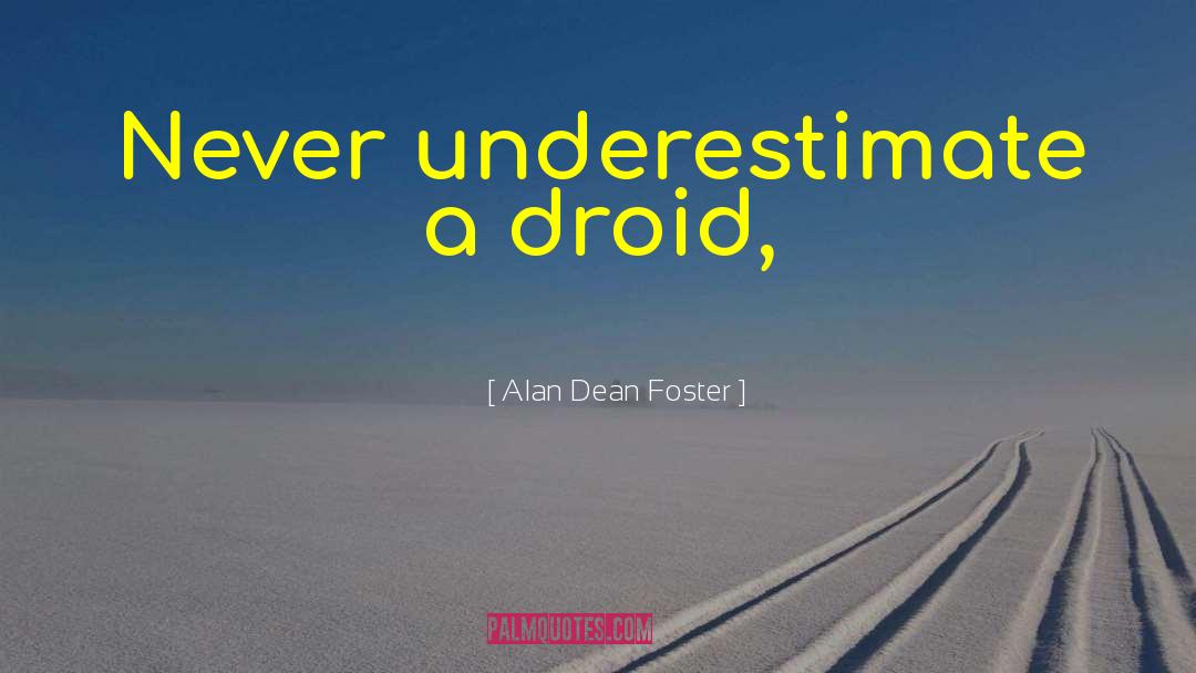 Clanker Droid quotes by Alan Dean Foster