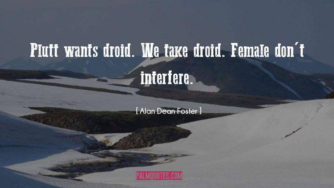 Clanker Droid quotes by Alan Dean Foster