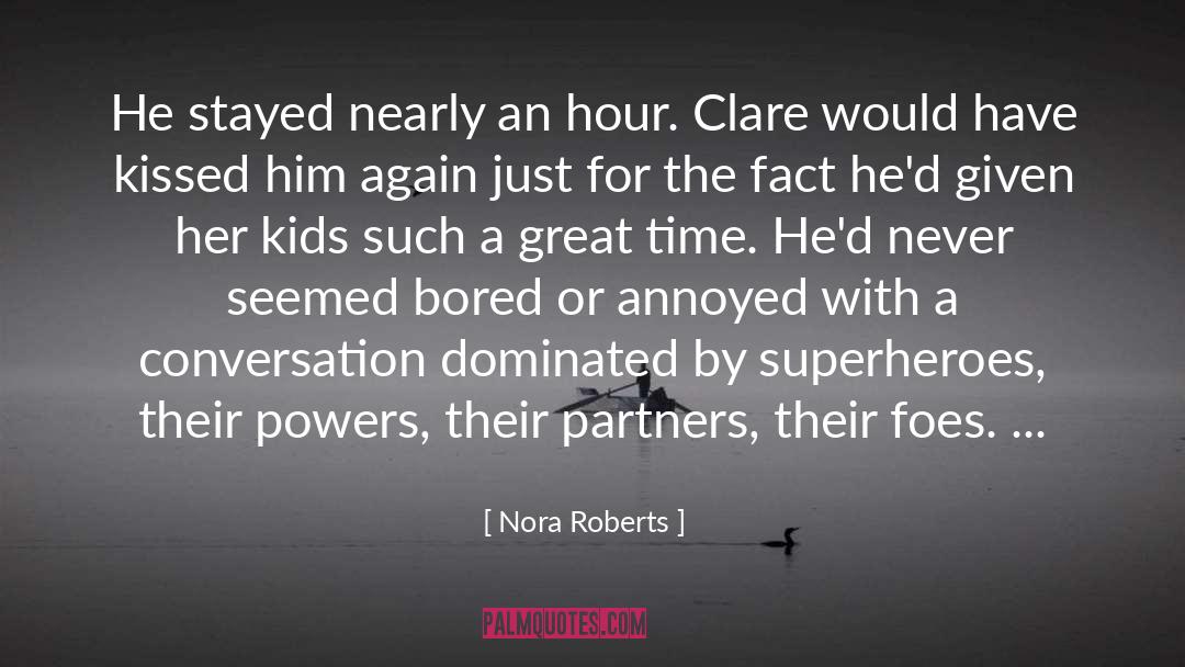 Clare quotes by Nora Roberts