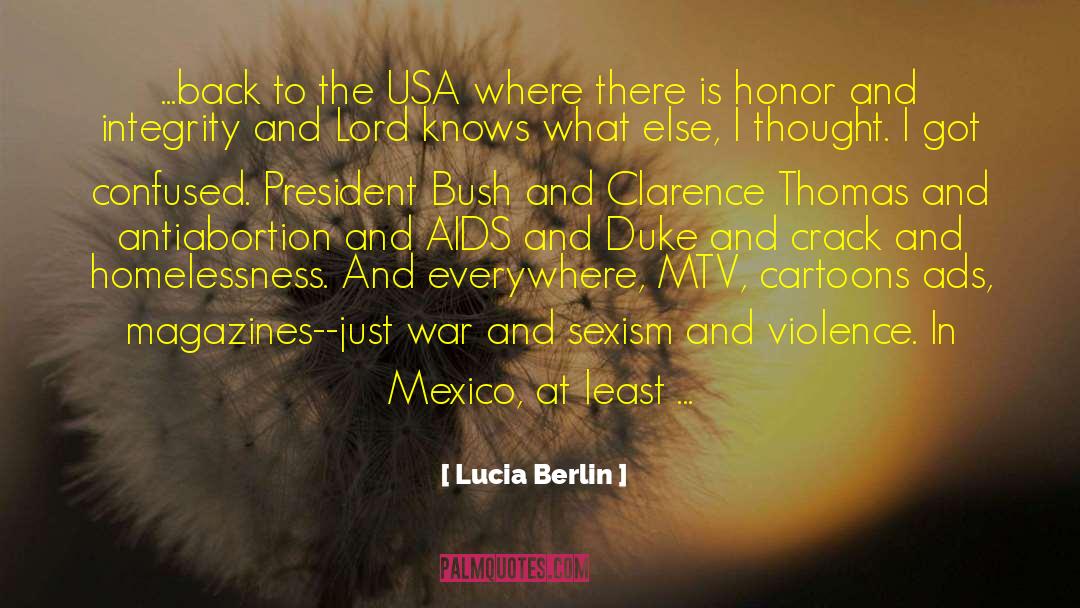 Clarence Thomas quotes by Lucia Berlin