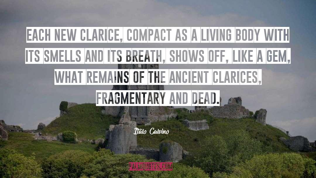 Clarice Groan quotes by Italo Calvino