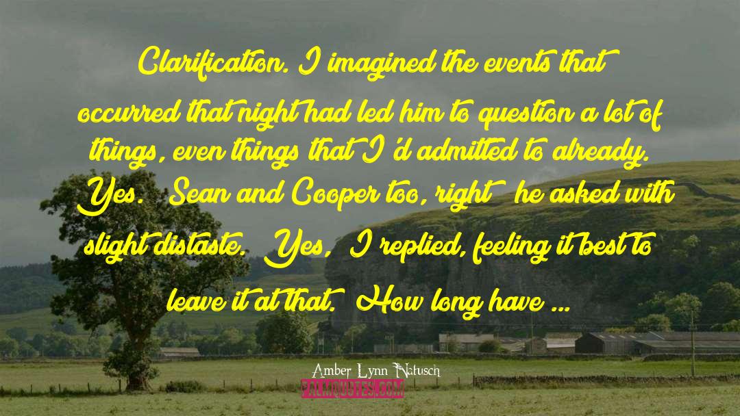 Clarification quotes by Amber Lynn Natusch