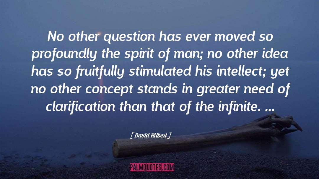 Clarification quotes by David Hilbert