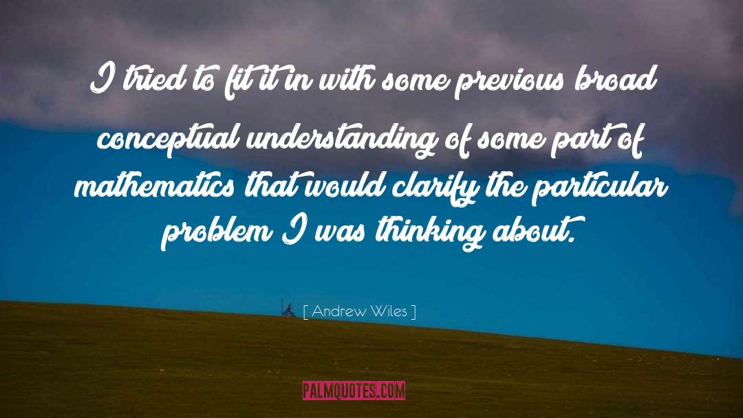 Clarify quotes by Andrew Wiles