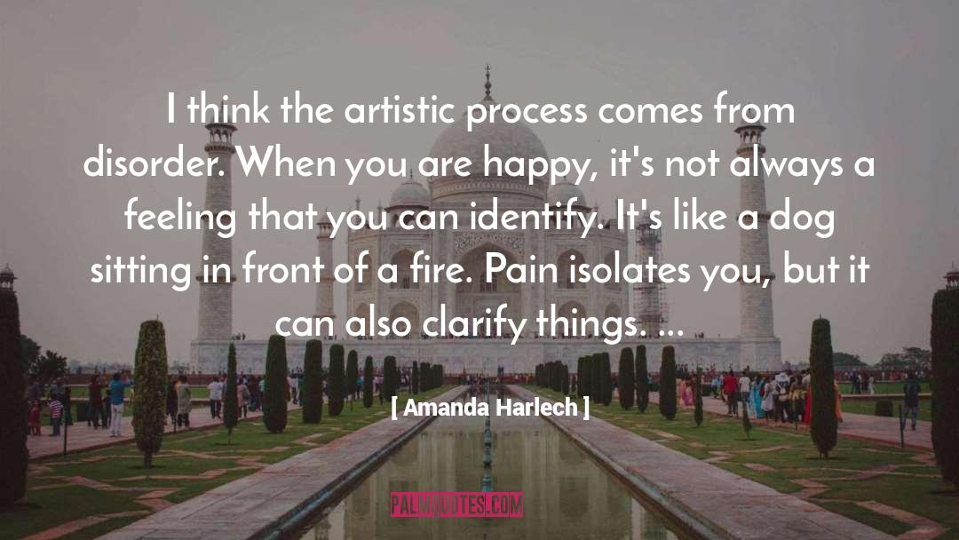 Clarify quotes by Amanda Harlech