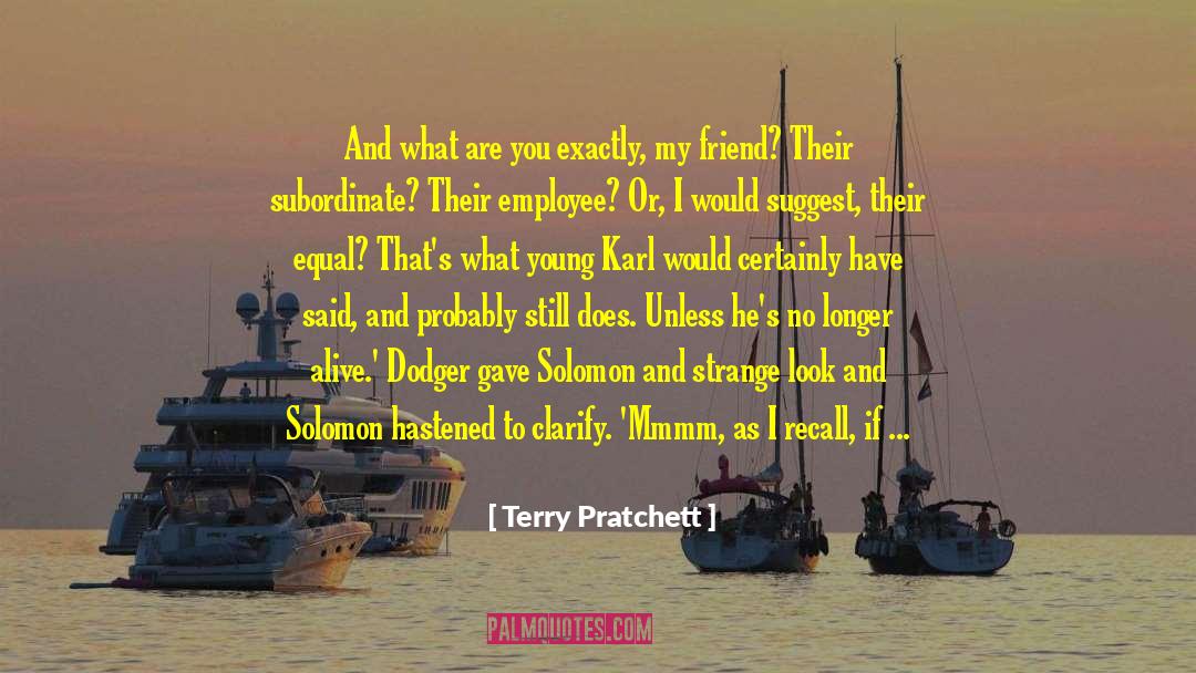 Clarify quotes by Terry Pratchett