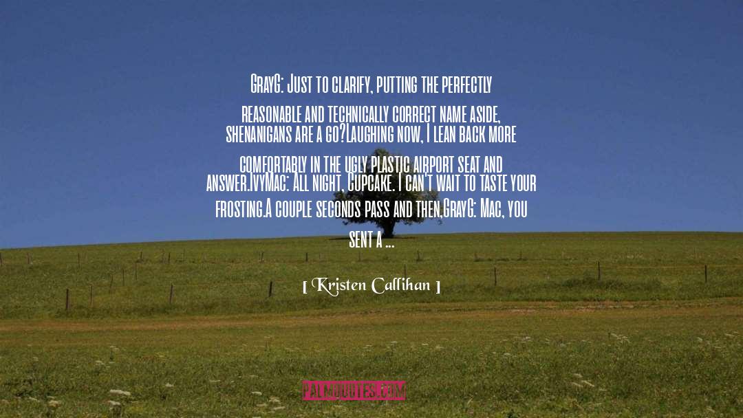 Clarify quotes by Kristen Callihan