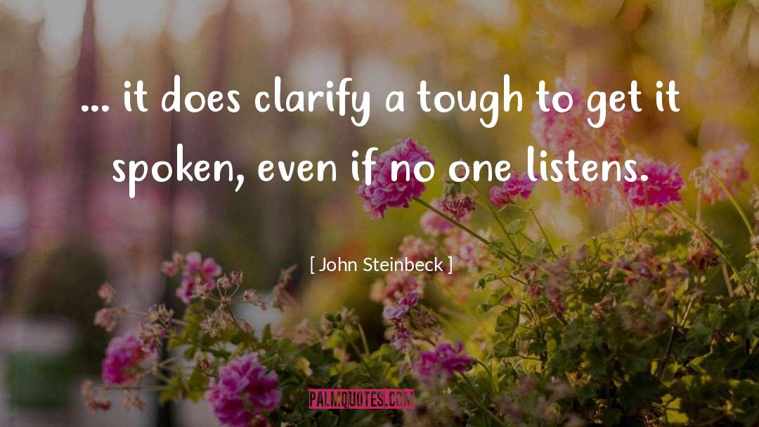 Clarify quotes by John Steinbeck