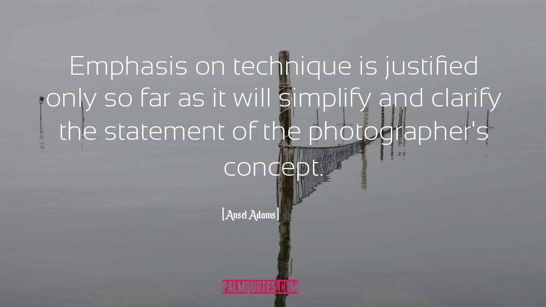 Clarify quotes by Ansel Adams