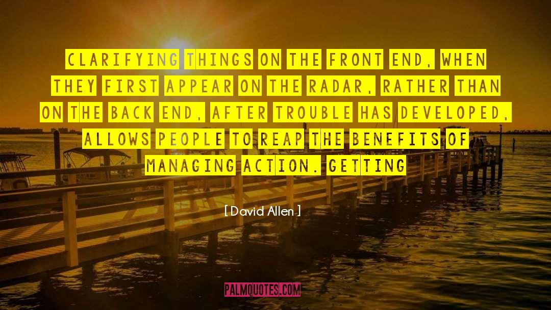 Clarifying quotes by David Allen