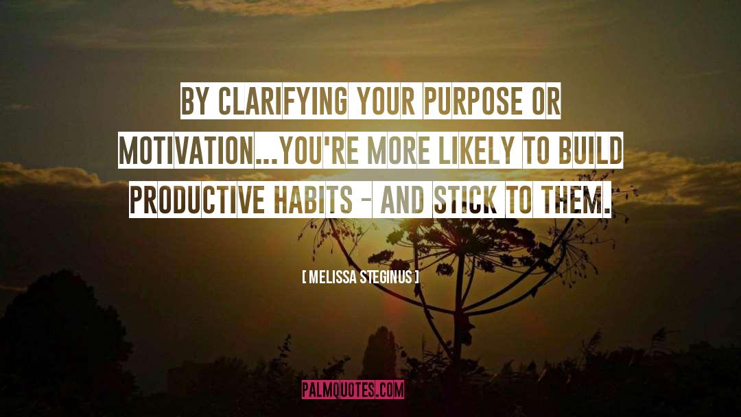 Clarifying quotes by Melissa Steginus