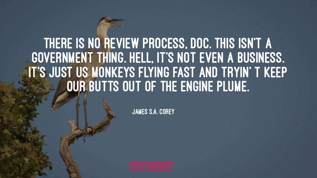 Clarion Review quotes by James S.A. Corey