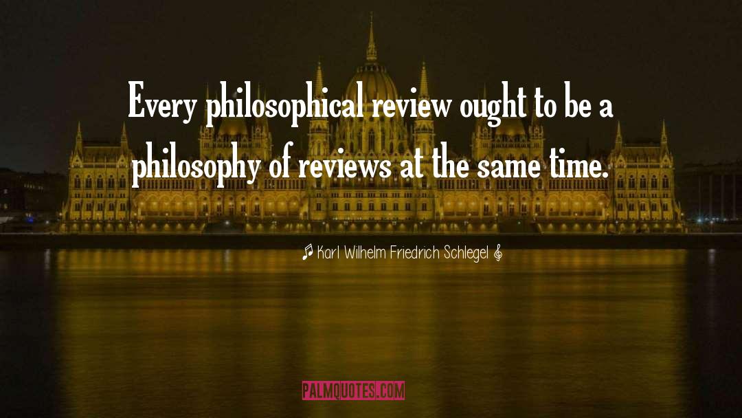 Clarion Review quotes by Karl Wilhelm Friedrich Schlegel