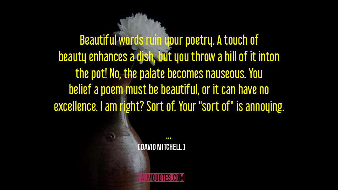 Clarity And Precision quotes by David Mitchell