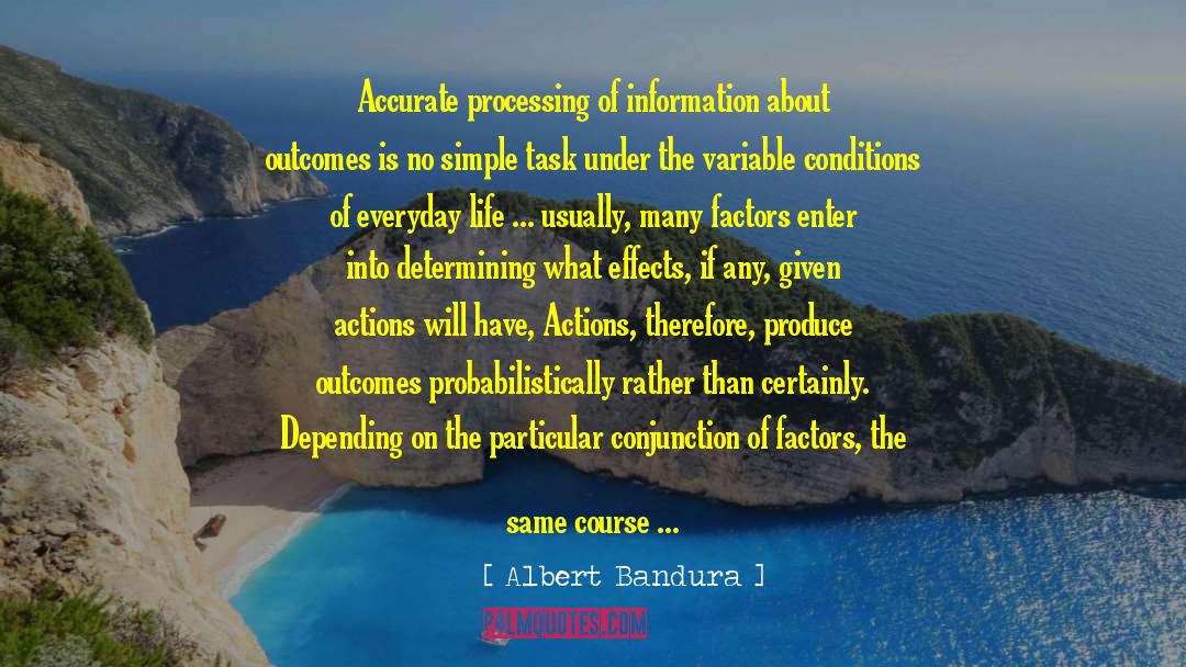 Clarity Of Action quotes by Albert Bandura
