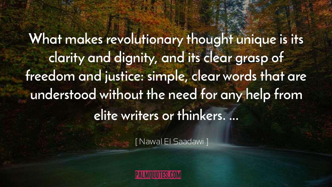 Clarity quotes by Nawal El Saadawi