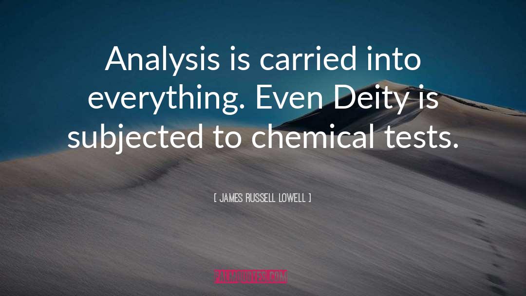 Class Analysis quotes by James Russell Lowell
