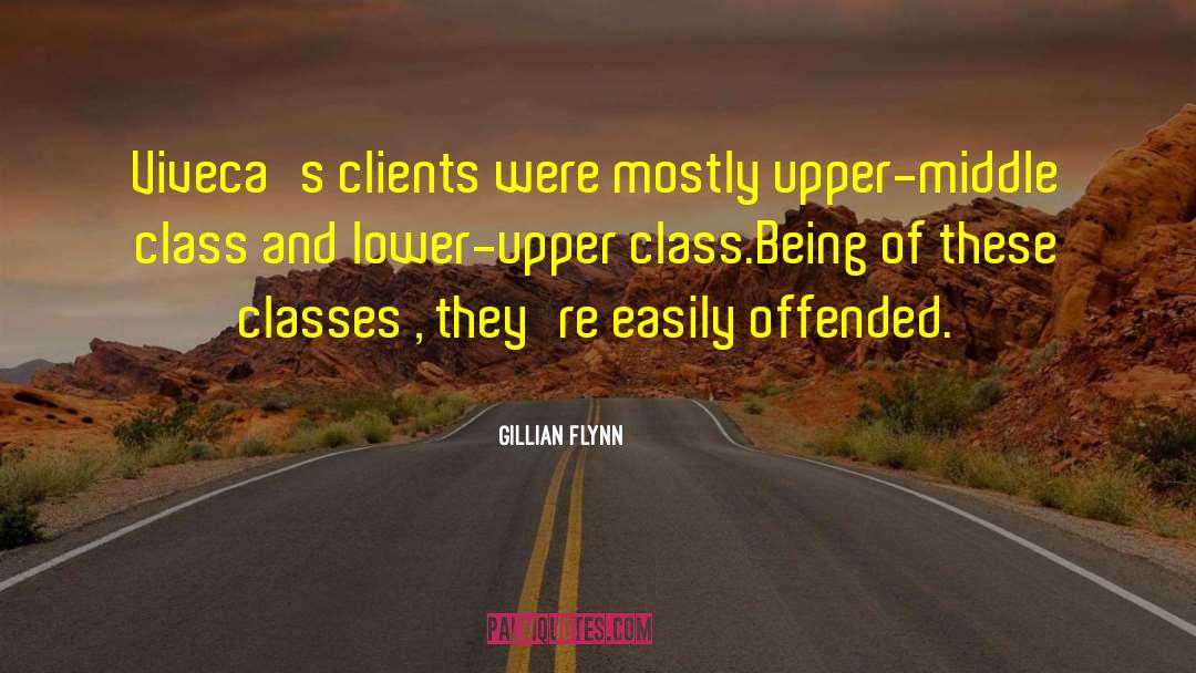 Class Differences quotes by Gillian Flynn