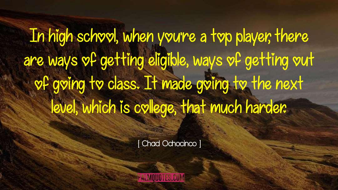 Class Divide quotes by Chad Ochocinco