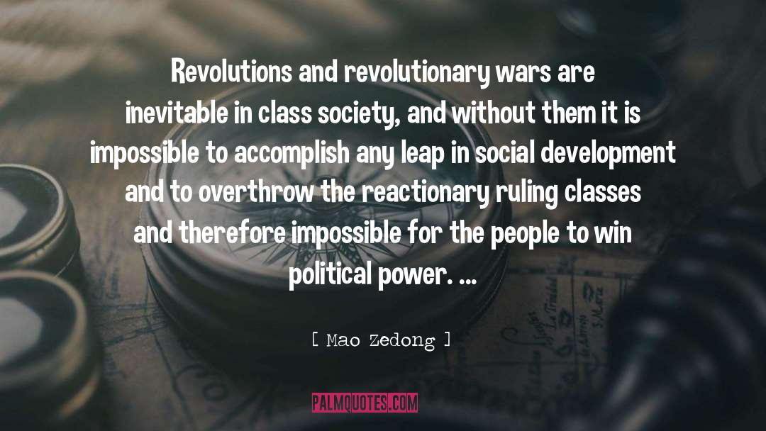 Class Society quotes by Mao Zedong
