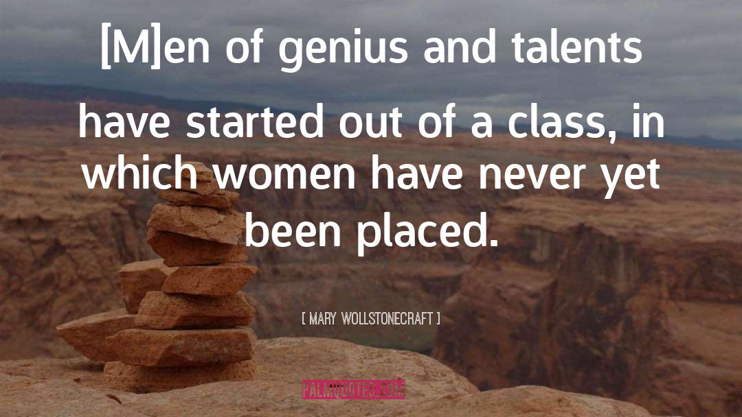 Class Status quotes by Mary Wollstonecraft
