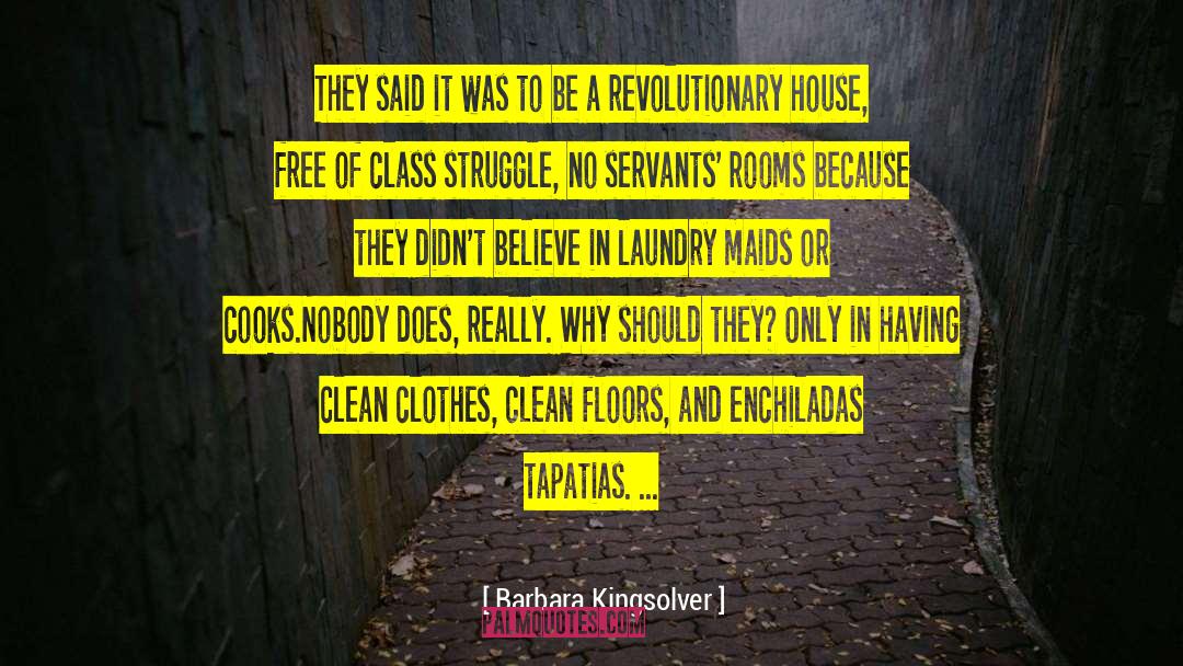 Class Struggle quotes by Barbara Kingsolver