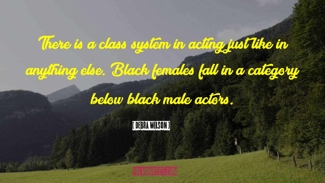 Class System quotes by Debra Wilson