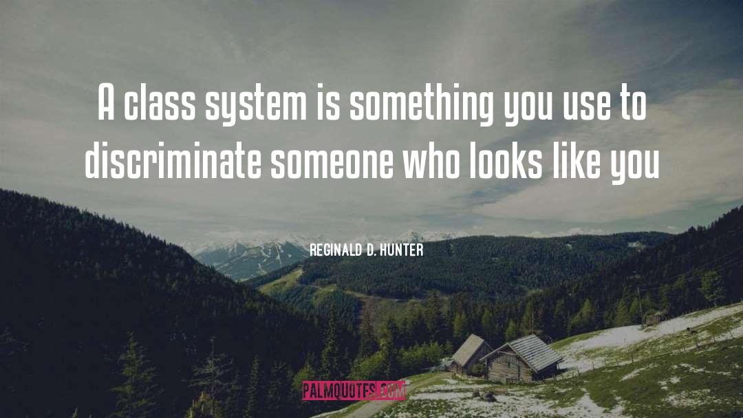 Class System quotes by Reginald D. Hunter