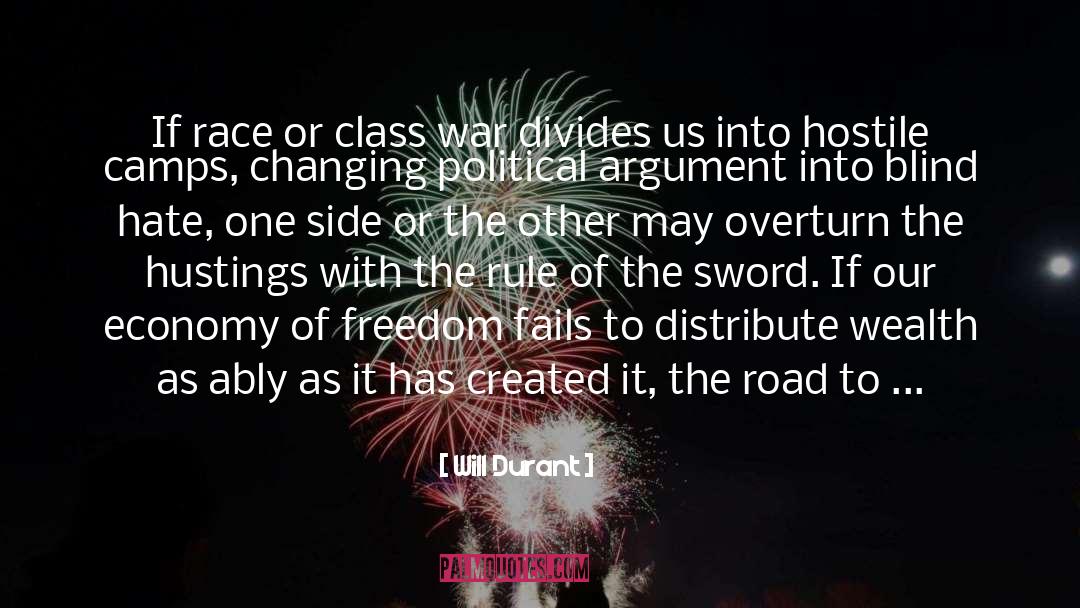 Class War quotes by Will Durant