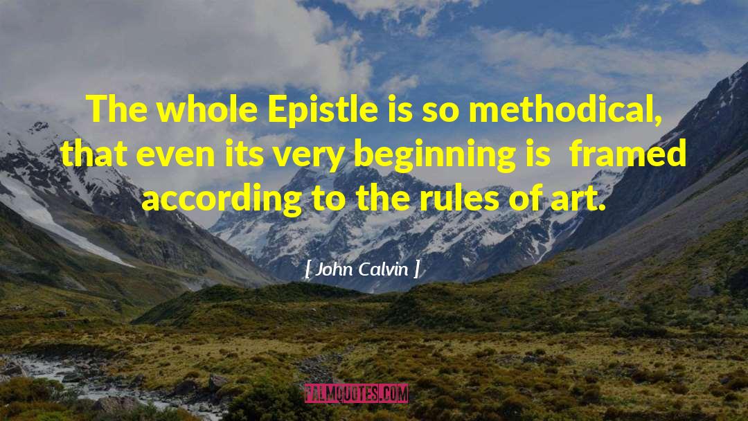 Classic Art quotes by John Calvin